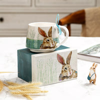 Creative Handmade Coffee Cup Gift Box Ceramic
