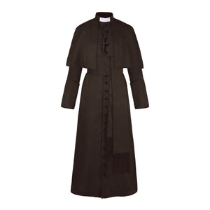 Medieval Retro Priest Cosplay Costume
