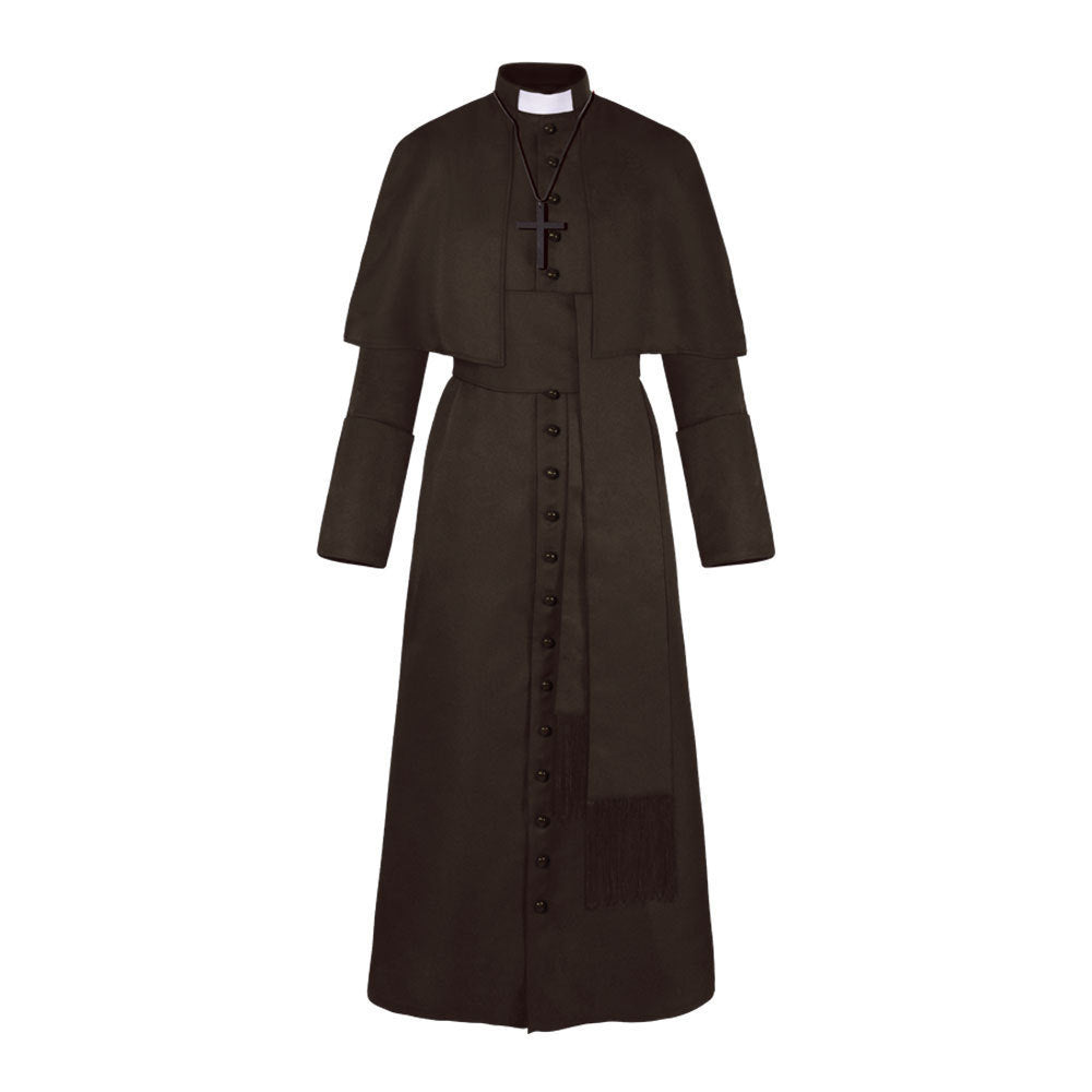 Medieval Retro Priest Cosplay Costume
