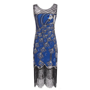 Peacock Cocktail Dress