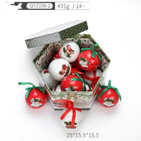 Gift Box With Christmas Ball Ornaments (14 Pcs)
