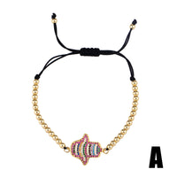 Ladies colorful zircon bracelet
