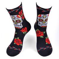 Sugar Skull Novelty Socks
