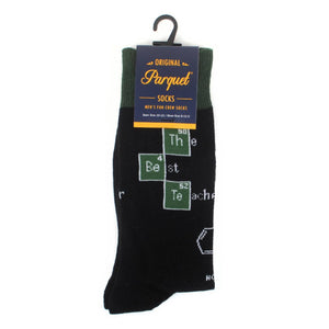 "The Best Teacher" Novelty Socks (Mens)