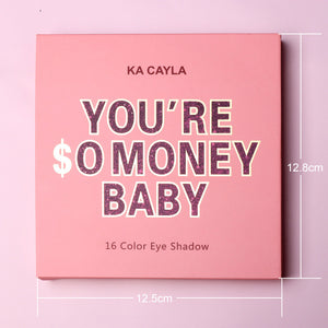 Ka Cayla You're So Money Baby 16-color Eyeshadow Palette