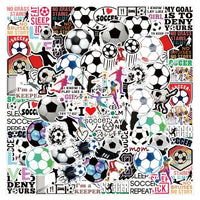 Unique Vinyl Soccer Theme Stickers (5 Pcs)
