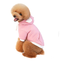 Bear Ears Hooded Fleece Dog Sweatshirt
