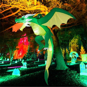 5-foot Halloween Inflatable Dragon Decoration