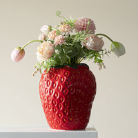 Modern Strawberry Ceramic Vase