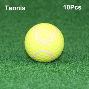 Sports Ball Design Golf Balls (10 Pcs)