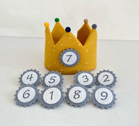 Korean Ins Style Children's Birthday Hat Crown Ball Party Theme Hat Photography Photo Props
