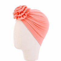 Baby Solid Color Photography Fashion Pan Flower Bandana Hat
