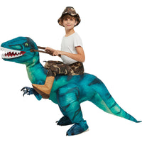 Red Raptor Halloween Costume
