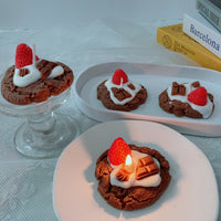 Strawberry Chocolate Cake Aromatic Candle Decoration