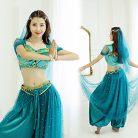 Costume de Cosplay Jasmine, Costume de princesse de danse du ventre, Costume de spectacle