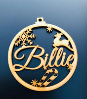 Personalized Creative Wooden Christmas Ornaments
