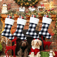 Buffalo Plaid Christmas Stockings
