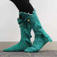 Fashionable Knitted Creative Mid-calf Animal Socks
