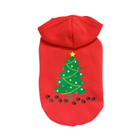 Pet Dog Christmas Clothes Coat Cotton Hooded Sweatshirt
