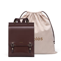 Women's Genuine Leather British College Style Computer Bag
