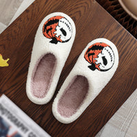 Comfortable The Nightmare Before Christmas Embroidery Cotton Slippers
