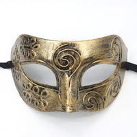 Fiesta de baile de Halloween Príncipe vintage Máscara de cabeza plana