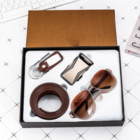 Business Belt Wallet Wrist Watch Pen Gift Box Sets (Mens)