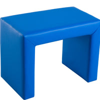 Blue 2-in-1 Kids Sofa And Table Chair Set Convertible Toddler Lounge Multifunctional Armrest Chair For Play