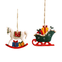 Resin Christmas Tree Ornaments Santa

