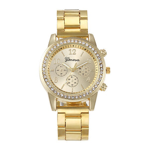 Luxury Rhinestone Jewelry Watch Gift Sets (5 Pcs)