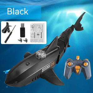 Tiburón Control remoto teléfono móvil aplicación cámara 30W carga eléctrica sumergible columpio modelo Megalodon juguete para niños