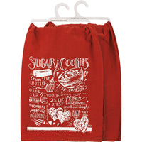 Sugar Cookies Recipe Kitchen Towel
