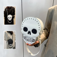 Halloween Skull Shoulder Bag Girls Funny Cute Messenger Bag Personality Creative Crossbody Bags For Women
