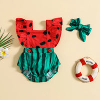 Cute Super Watermelon Baby Jumpsuit Romper (Baby/Toddler)