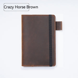 Leather Kraft Notebook Wallet