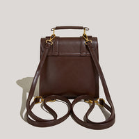 Vintage Buckle Backpack 2-in-1 Crossbody