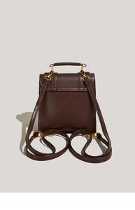 Vintage Buckle Backpack 2-in-1 Crossbody