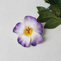 Simulation Hibiscus Hair Clip Women Atmosphere Seaside Photography Headwear Flower Side Clip
