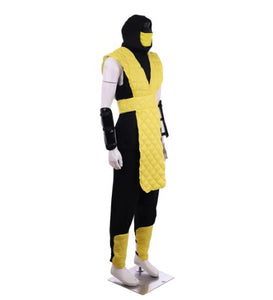 Mortal Kombat Scorpion Scorpion Lézard Cos Costume Samouraï