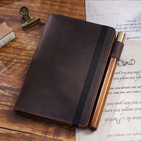 Leather Kraft Notebook Wallet
