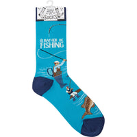 I'd Rather Be Fishing Socks
