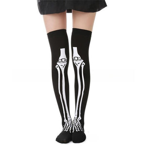 Chaussettes de sang d'Halloween Chaussettes de sang d'infirmière COS