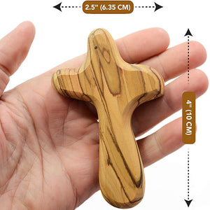 Olive Wood Pocket Cross Gift