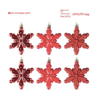 Christmas Tree Ball Star Snowflake Ornaments (6 Pcs)
