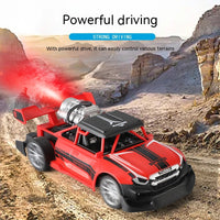 Remote Control Spray Car With Light Drift Variable Speed Toy