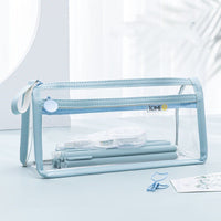 Transparent Double-layer Pencil Case Exam Special Large Capacity
