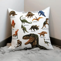 Wild Dinosaur Pillow Cover