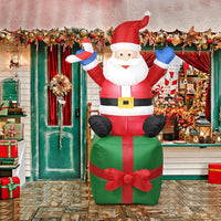 Inflatable Santa Claus Outdoor Christmas Decorations
