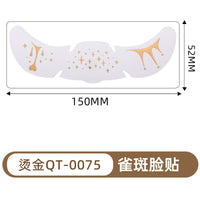 Halloween Face Tattoo Stickers - Waterproof Fake Freckles Temporary Tattoos For Women & Men
