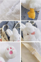 Little Duck Rabbit Plush Backpack
